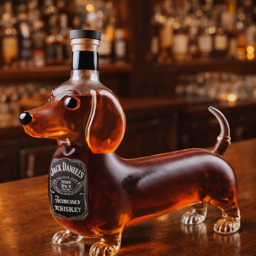 Botella de whisky Jack Daniel's - Edición Teckel