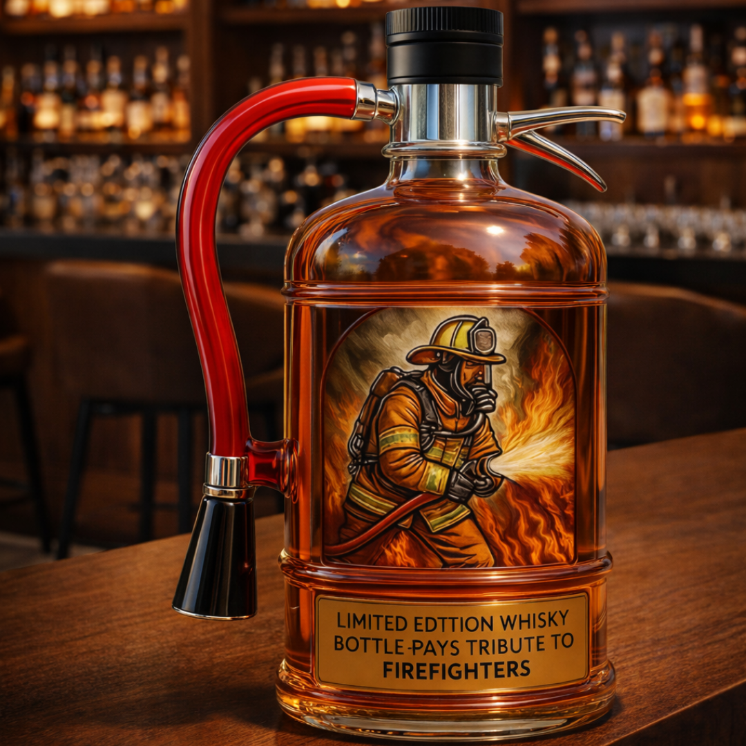 Botellas de whisky - Edición Extintor