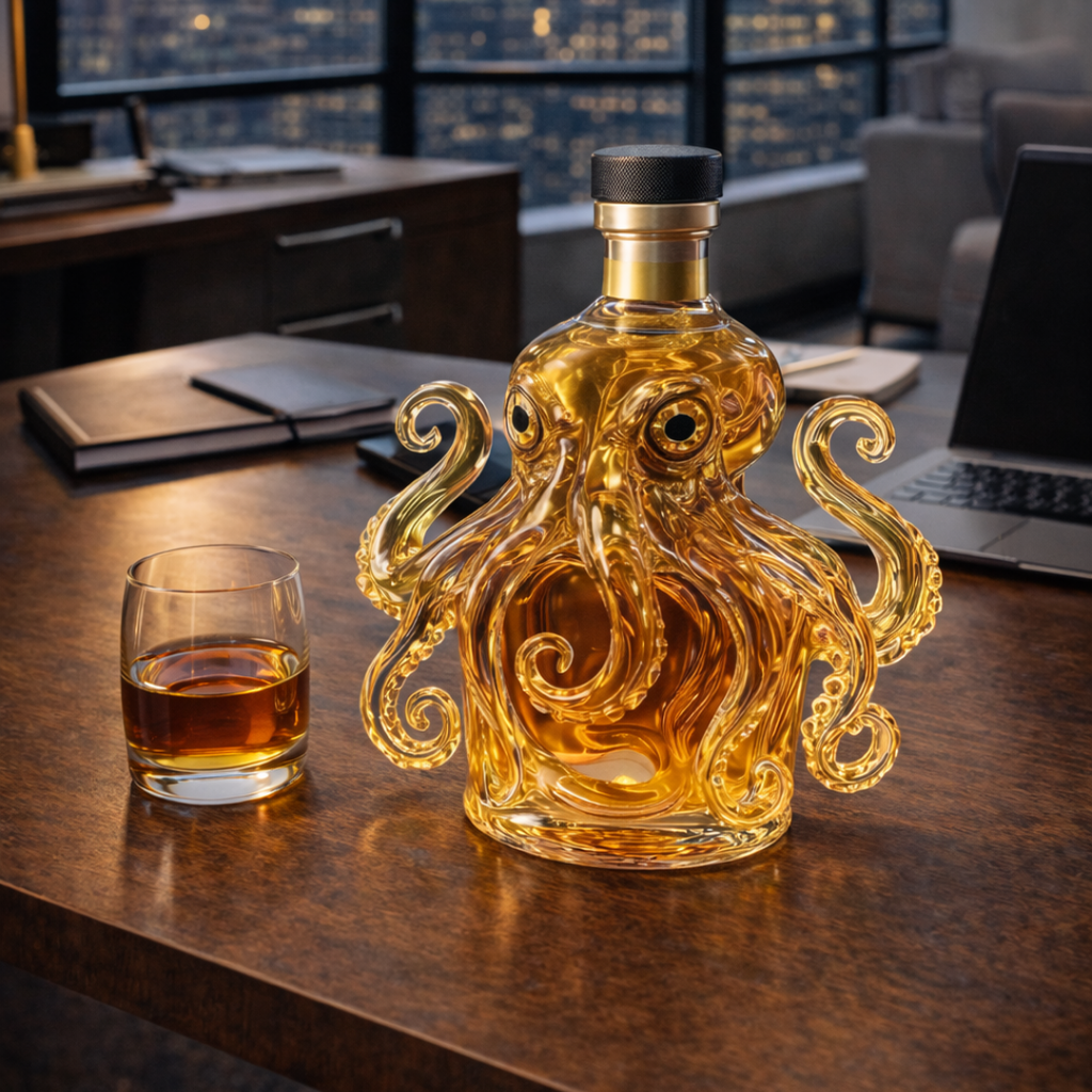 Botellas de whisky - Edición Pulpo
