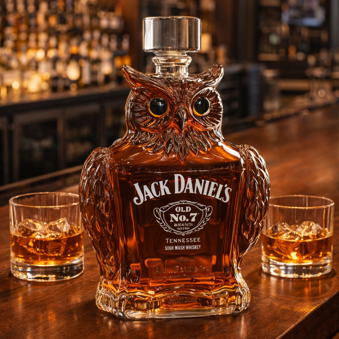 Botellas de whisky - Edición de Búhos