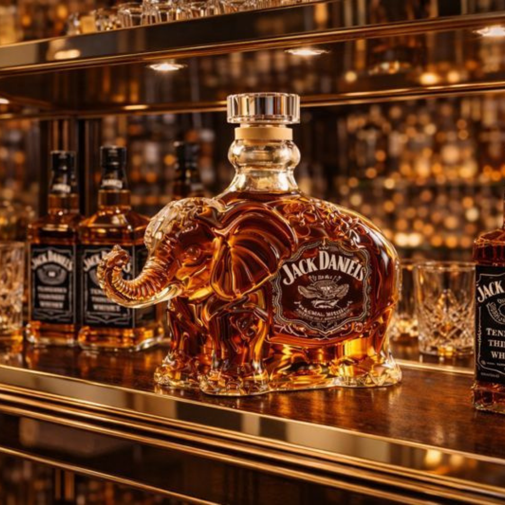 Botella de whisky Jack Daniel's - Edición Elefante