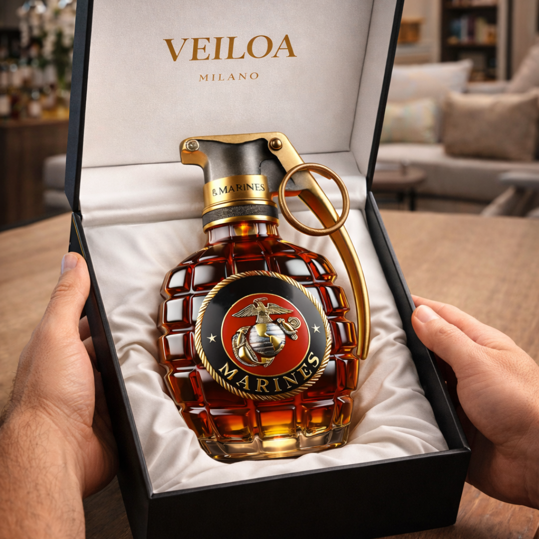 Botella de whisky - Edición Granate