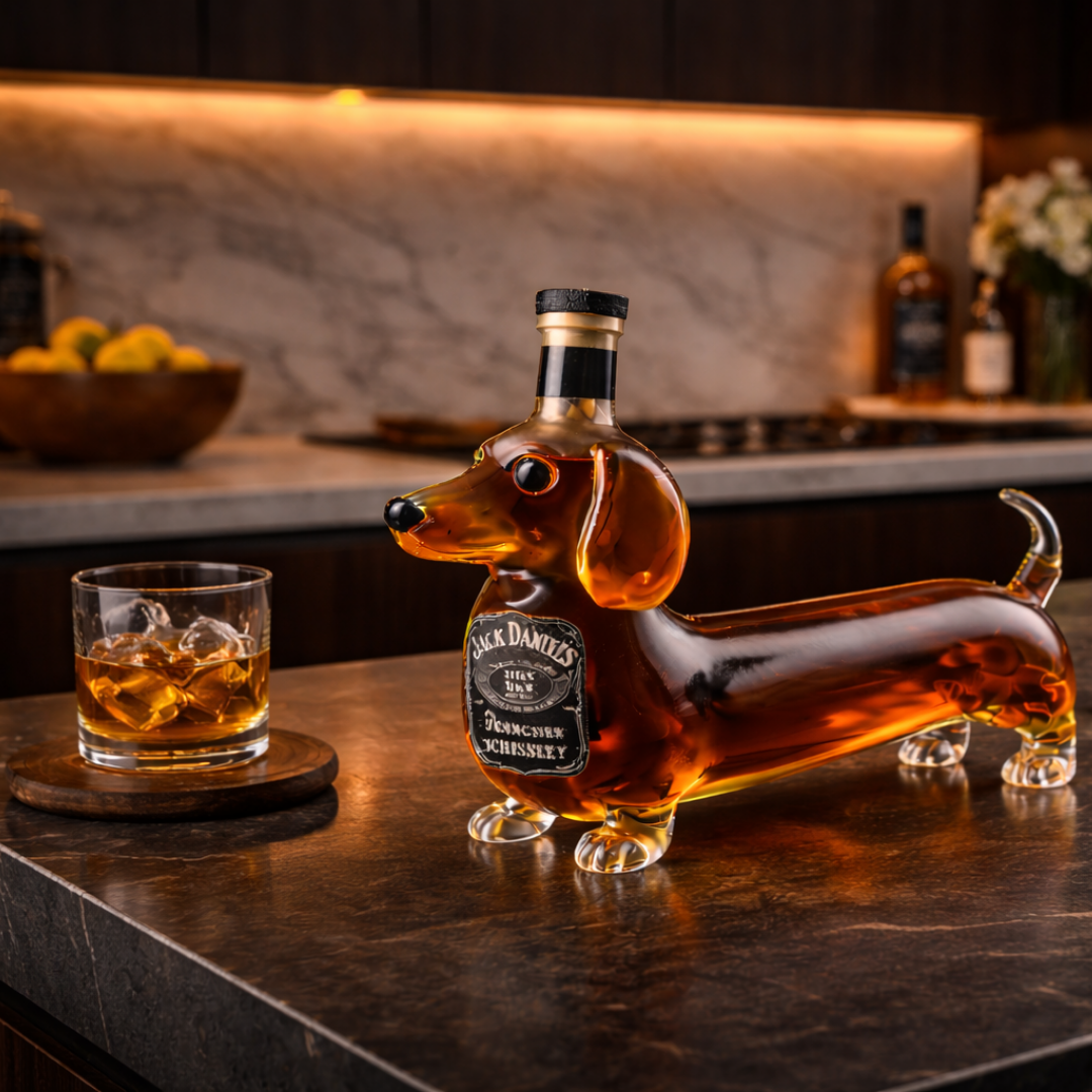 Botella de whisky Jack Daniel's - Edición Teckel