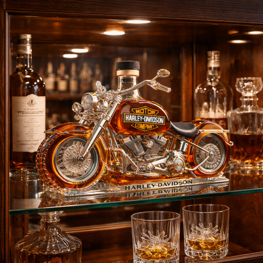 Botella de whisky - Edición Harley-Davidson