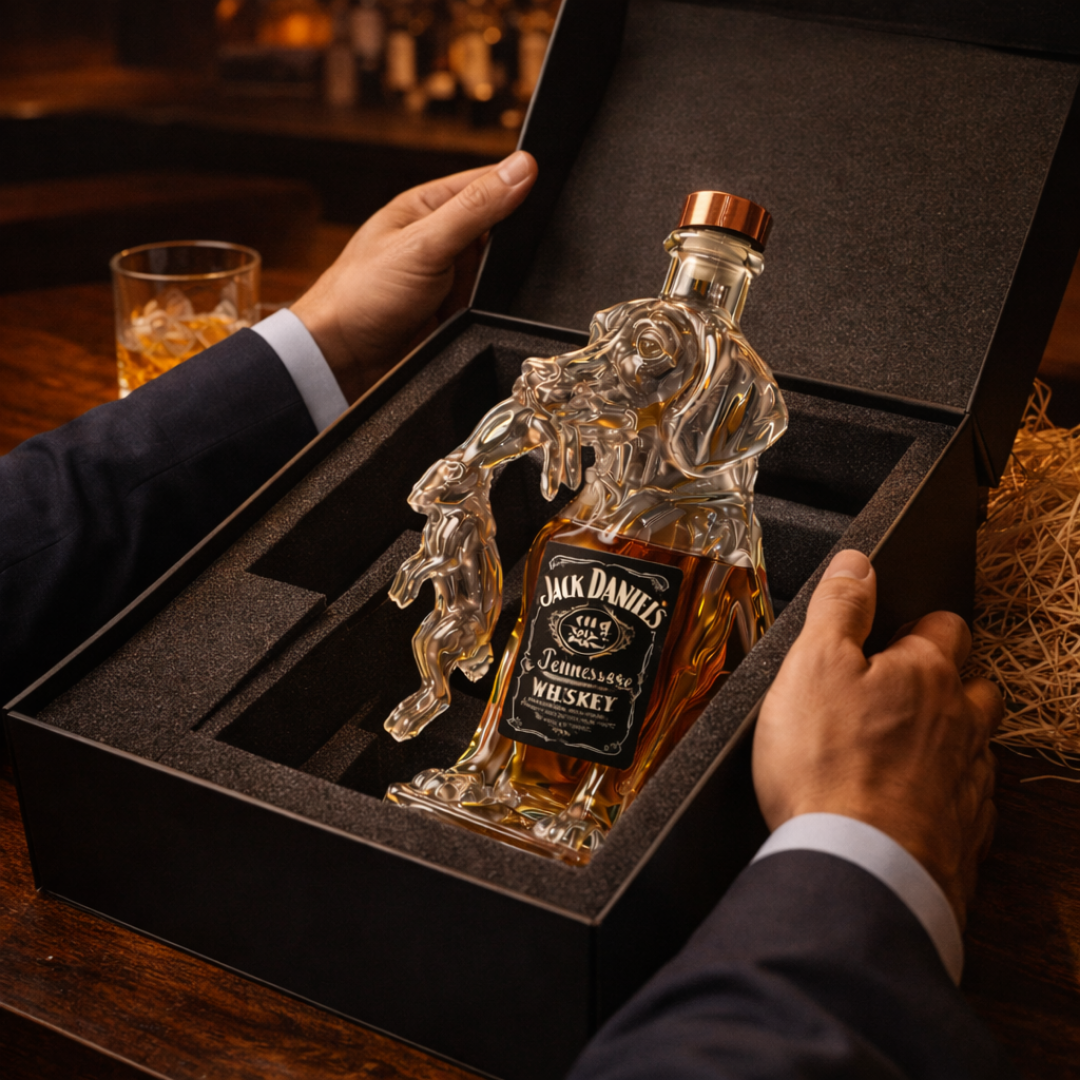 Botellas de whisky - Edición para perros