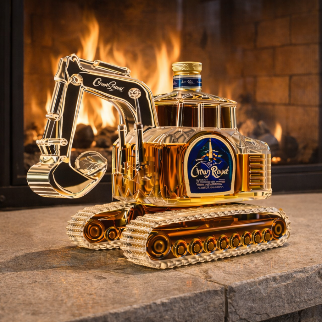 Botella de whisky - Edición de excavadora