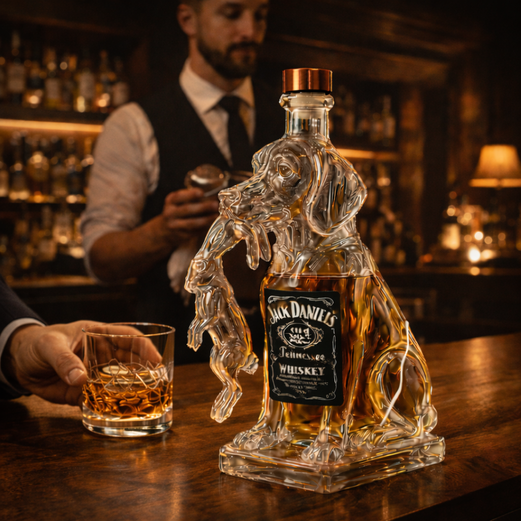 Botellas de whisky - Edición para perros