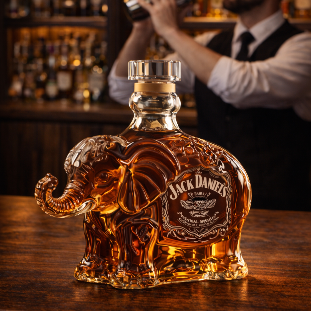 Botella de whisky Jack Daniel's - Edición Elefante