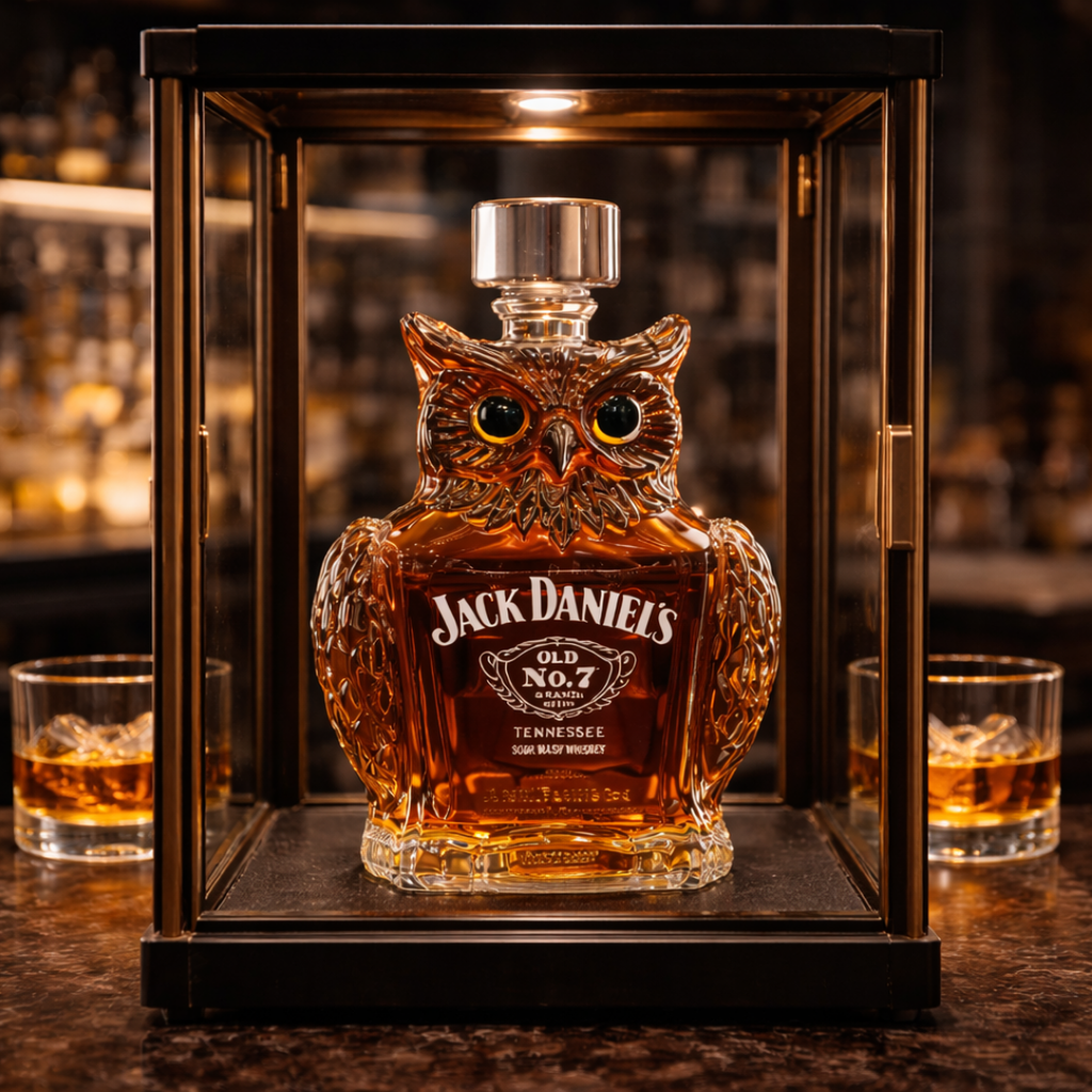 Botellas de whisky - Edición de Búhos