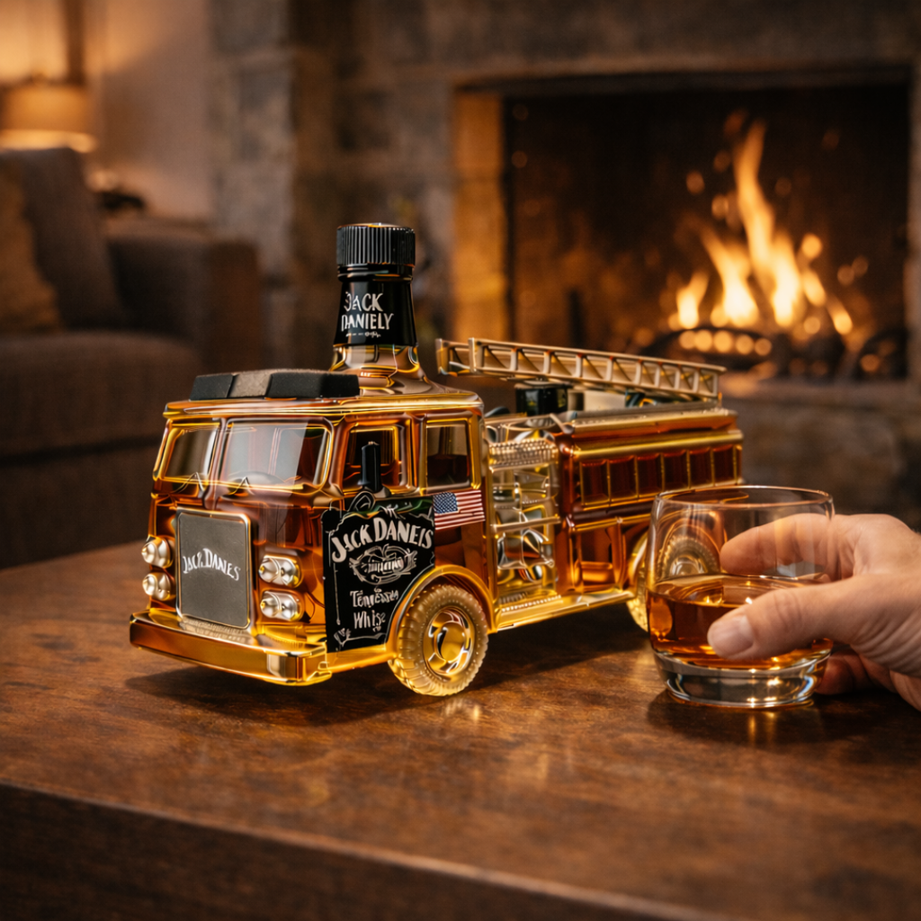Botellas de whisky Jack Daniel's - Edición de Bomberos