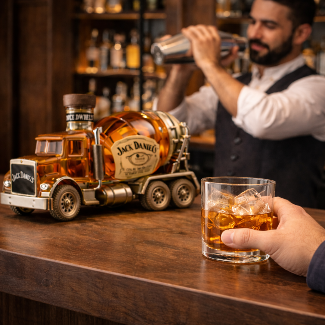 Botellas de whisky Jack Daniel's - Edición de camión