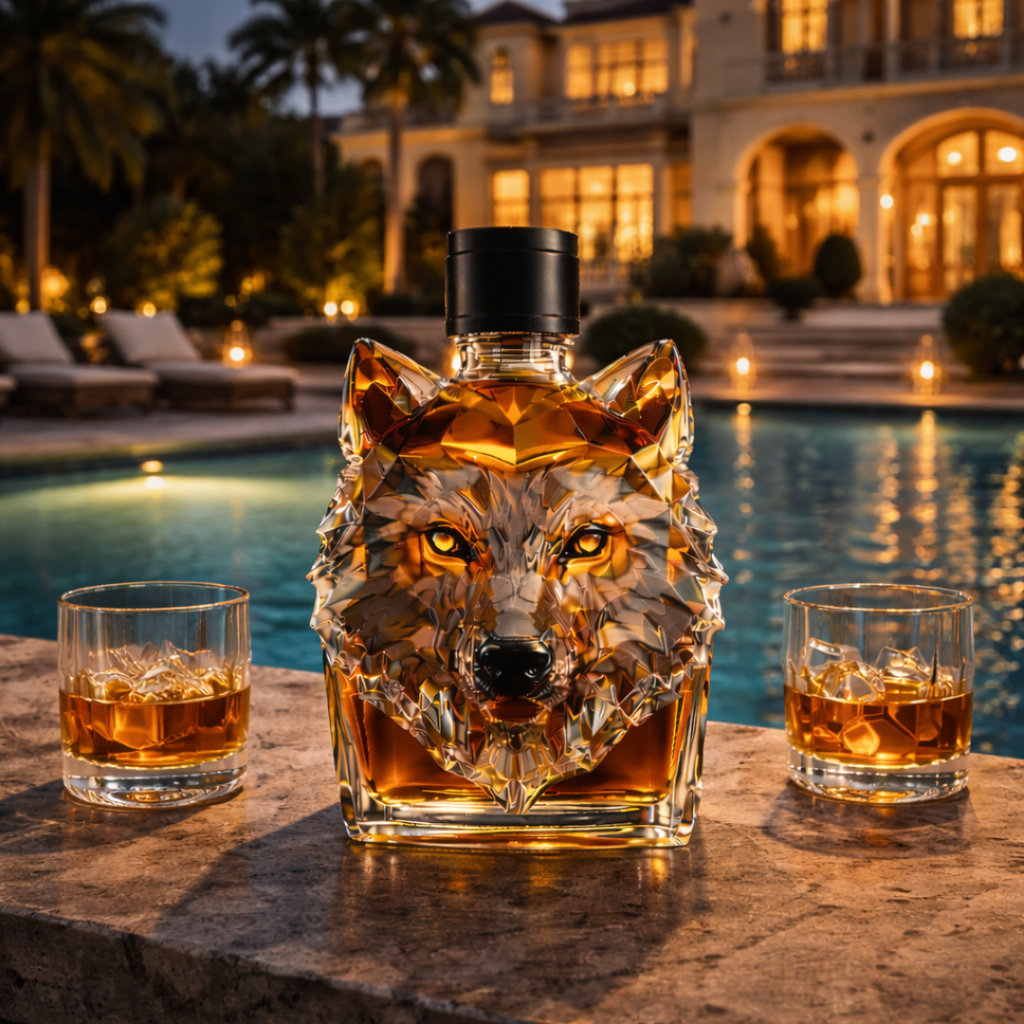 Botellas de whisky - Edición Lobo