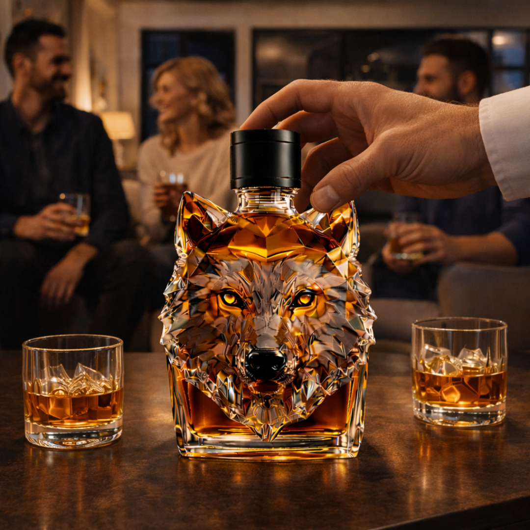 Botellas de whisky - Edición Lobo