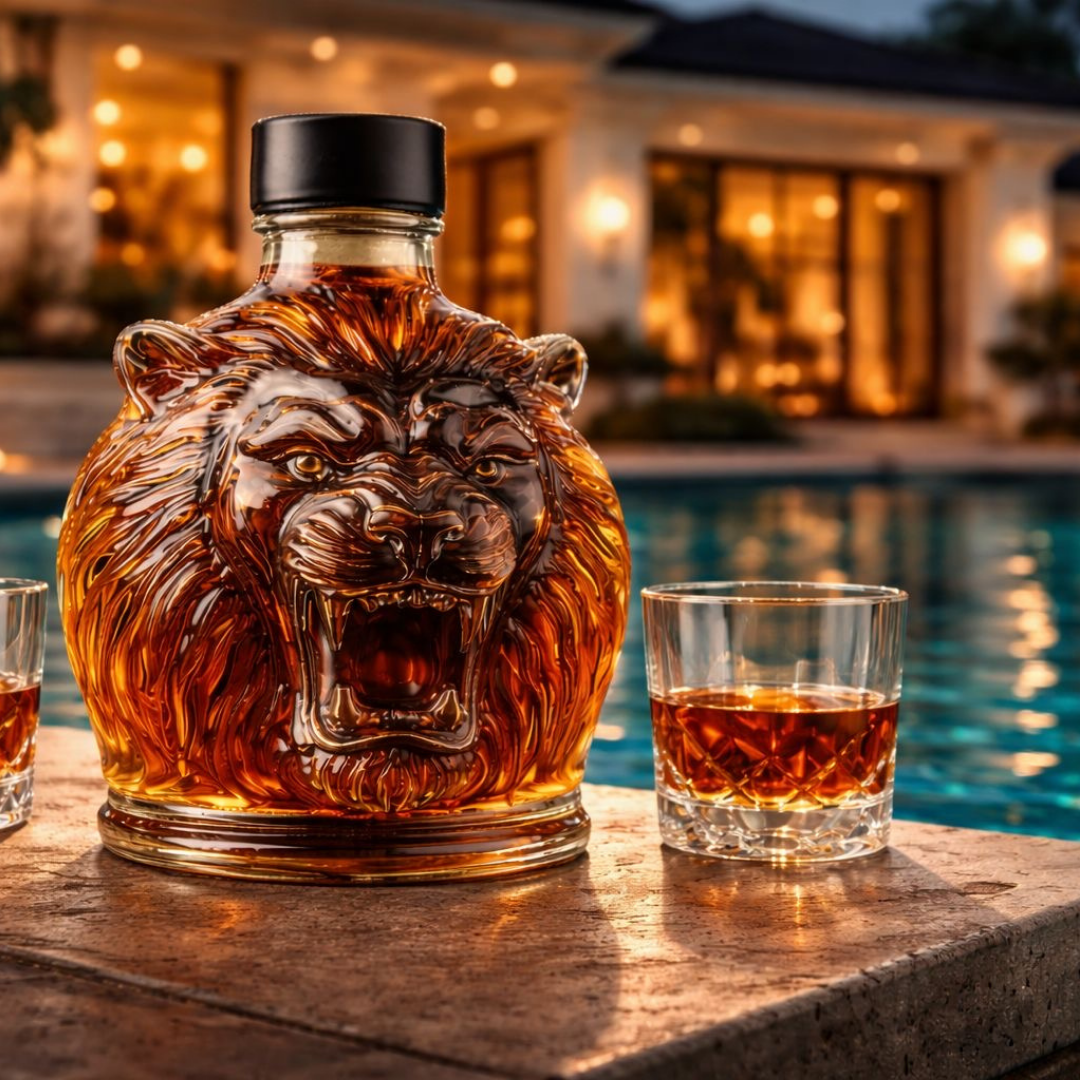 Botella de whisky - Edición León