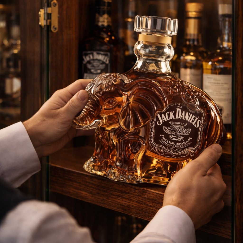Botella de whisky Jack Daniel's - Edición Elefante