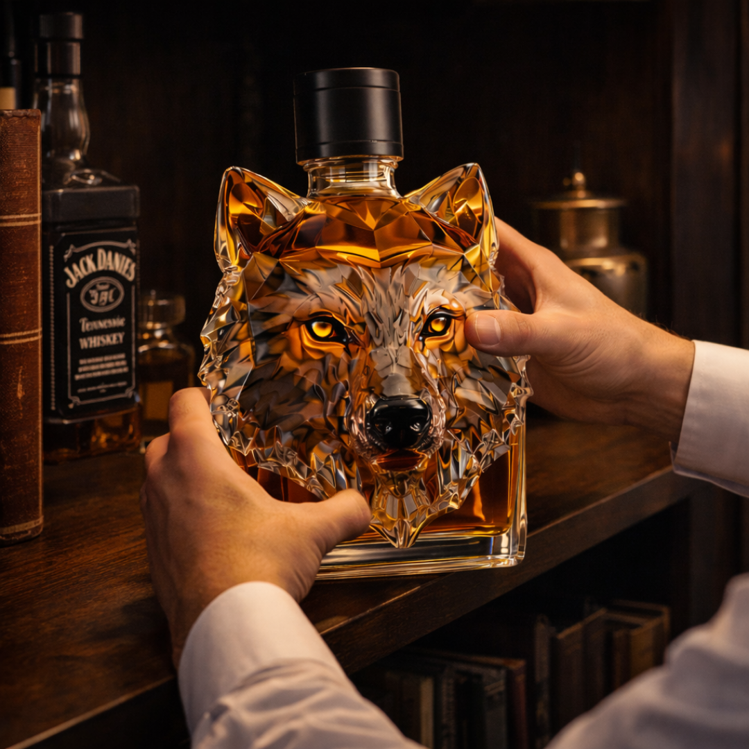 Botellas de whisky - Edición Lobo