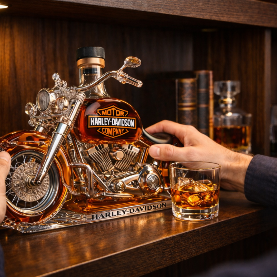 Botella de whisky - Edición Harley-Davidson