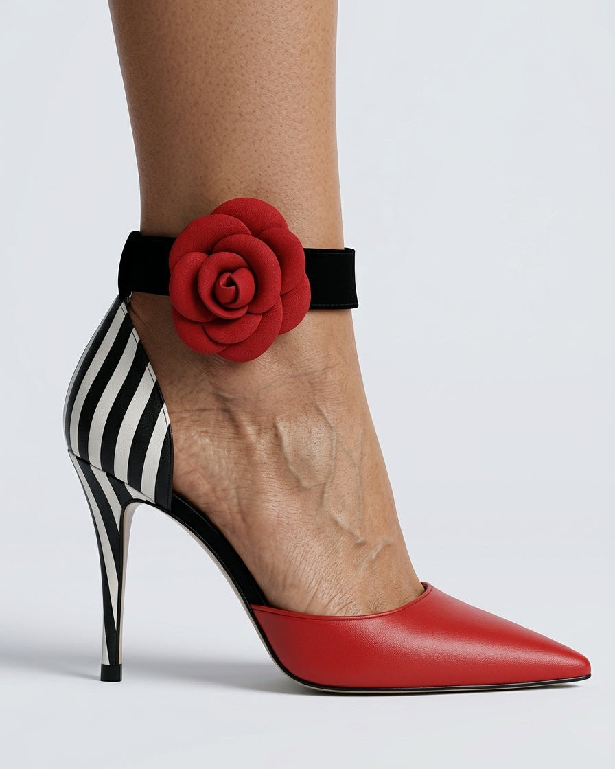 Tacones Elegancia Floral - Angela