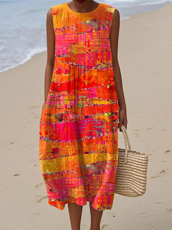 Vestido Midi Sunset - Faye