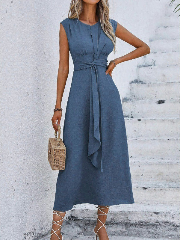 Vestido Elegante sin Mangas - Eva