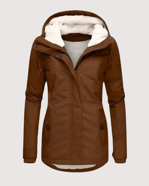 Abrigo impermeable con capucha – Giulia