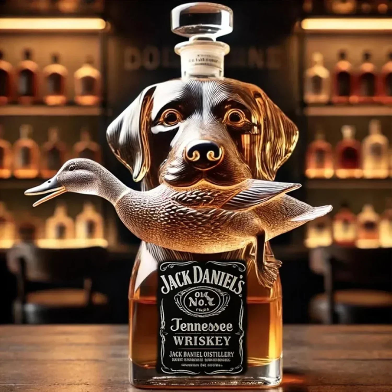 Botella de whisky - Wilde Eend Edición