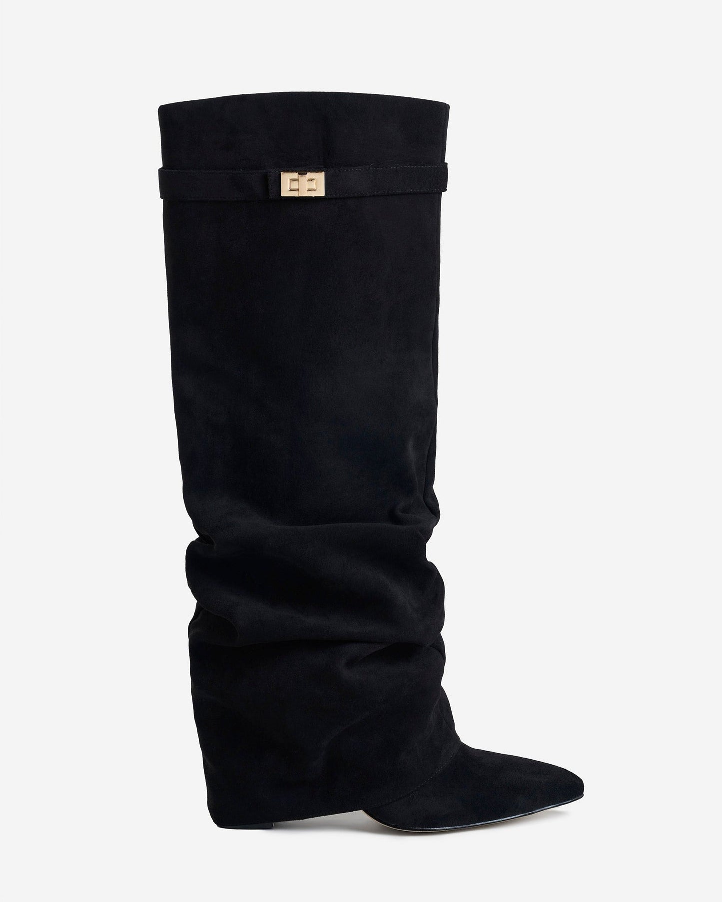 Botas altas de ante Lavista Slouchy - Negro