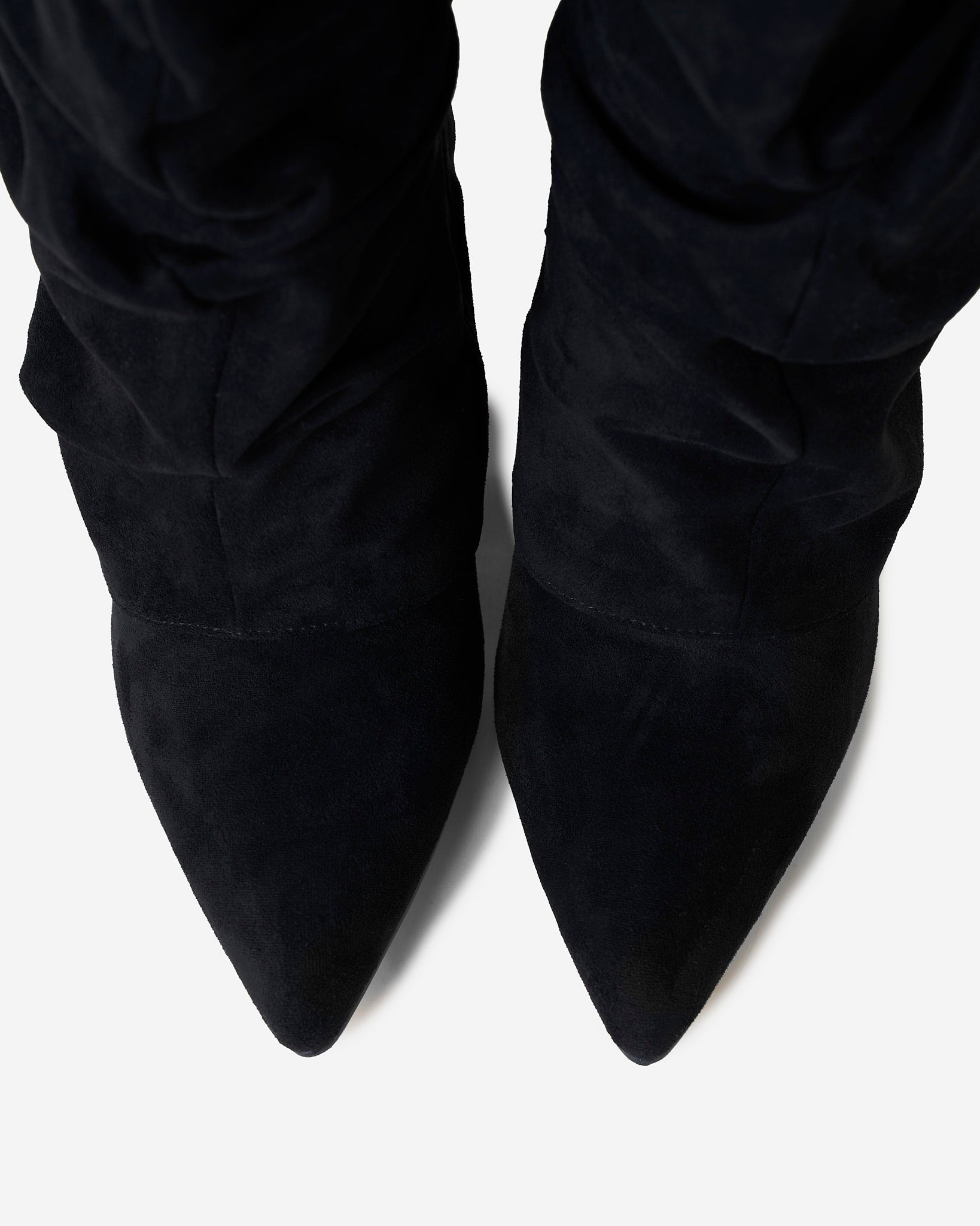 Botas altas de ante Lavista Slouchy - Negro