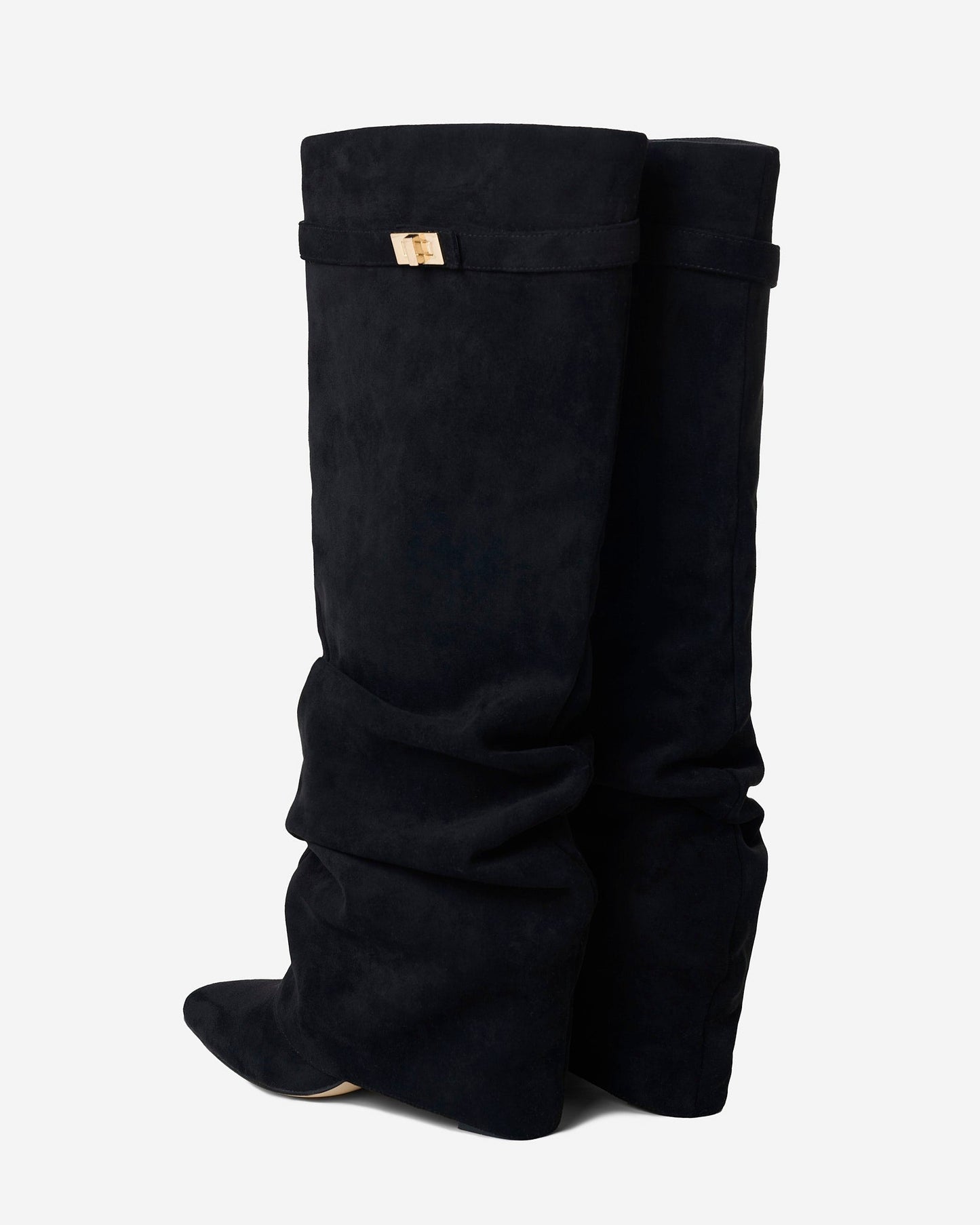 Botas altas de ante Lavista Slouchy - Negro