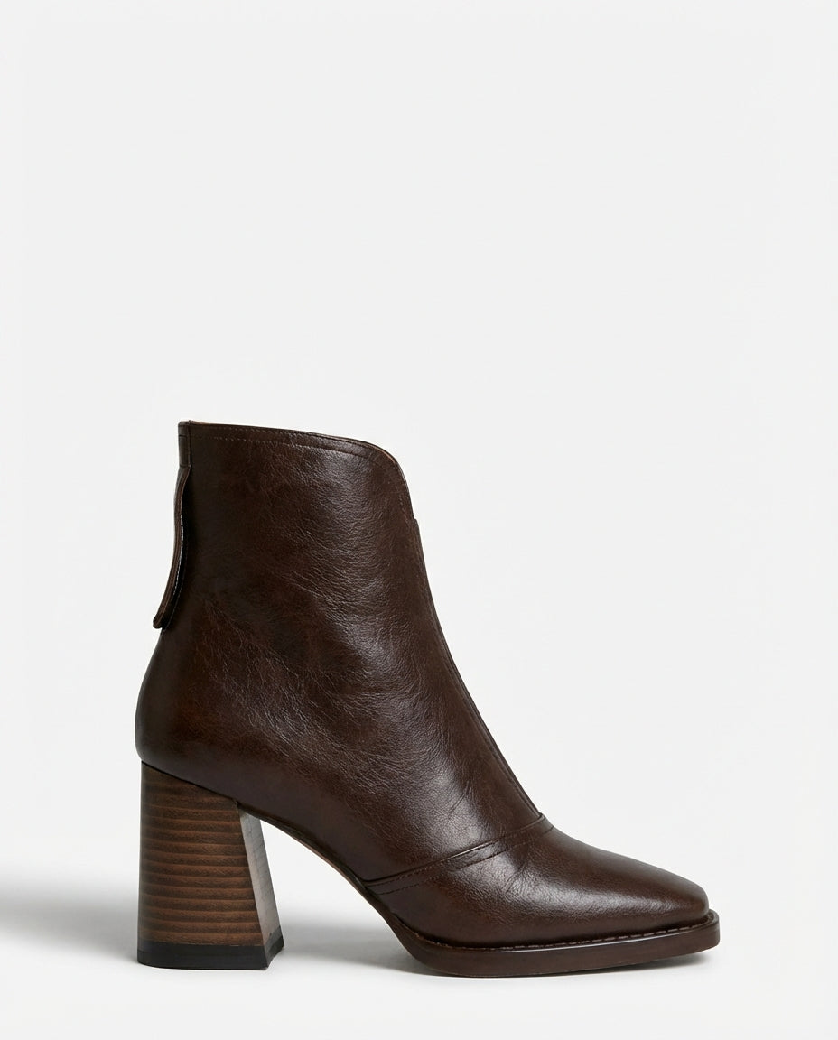 Botines Elegantes de Piel vegana premium - Claudia