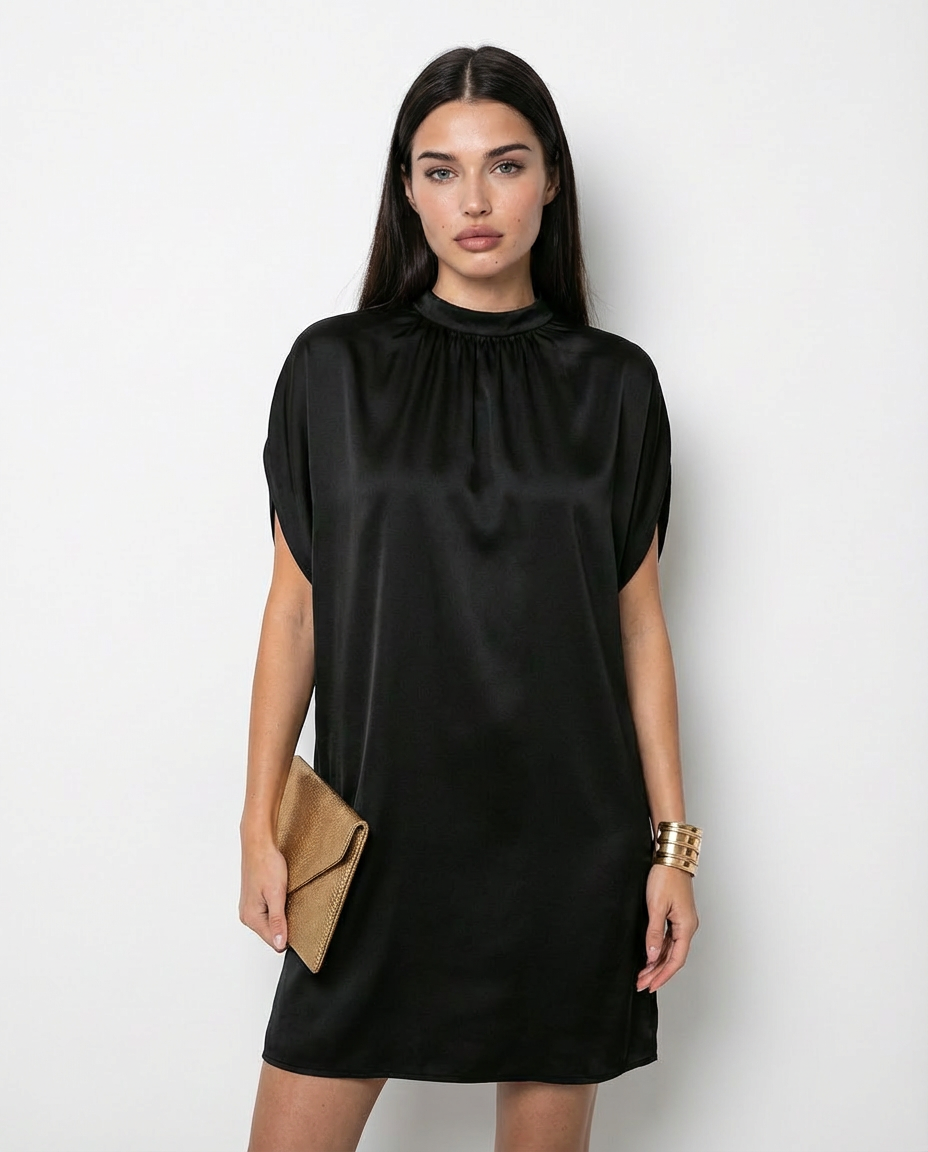 Vestido Elegante y Desenfadado Trudy – Negro