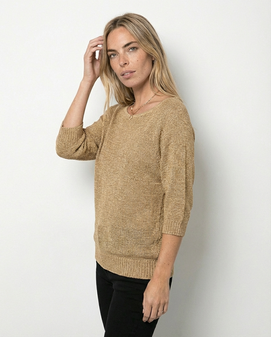 Camiseta Ultra Comfort Elisa – Beige