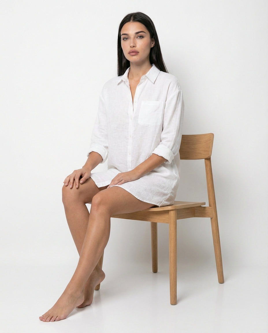 Vestido Blusón Elegancia Natural - Aurelia