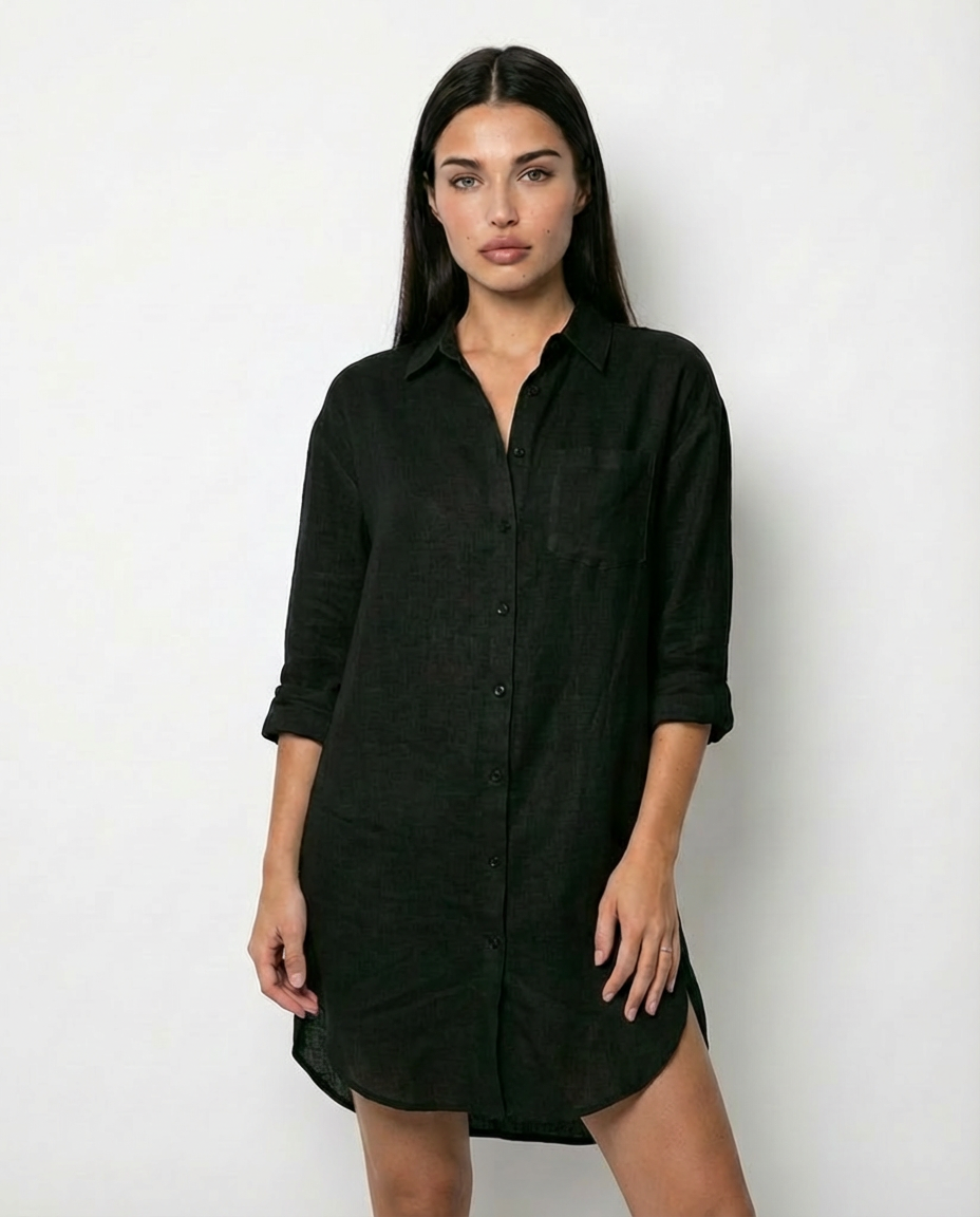 Vestido Blusón Elegancia Natural - Aurelia