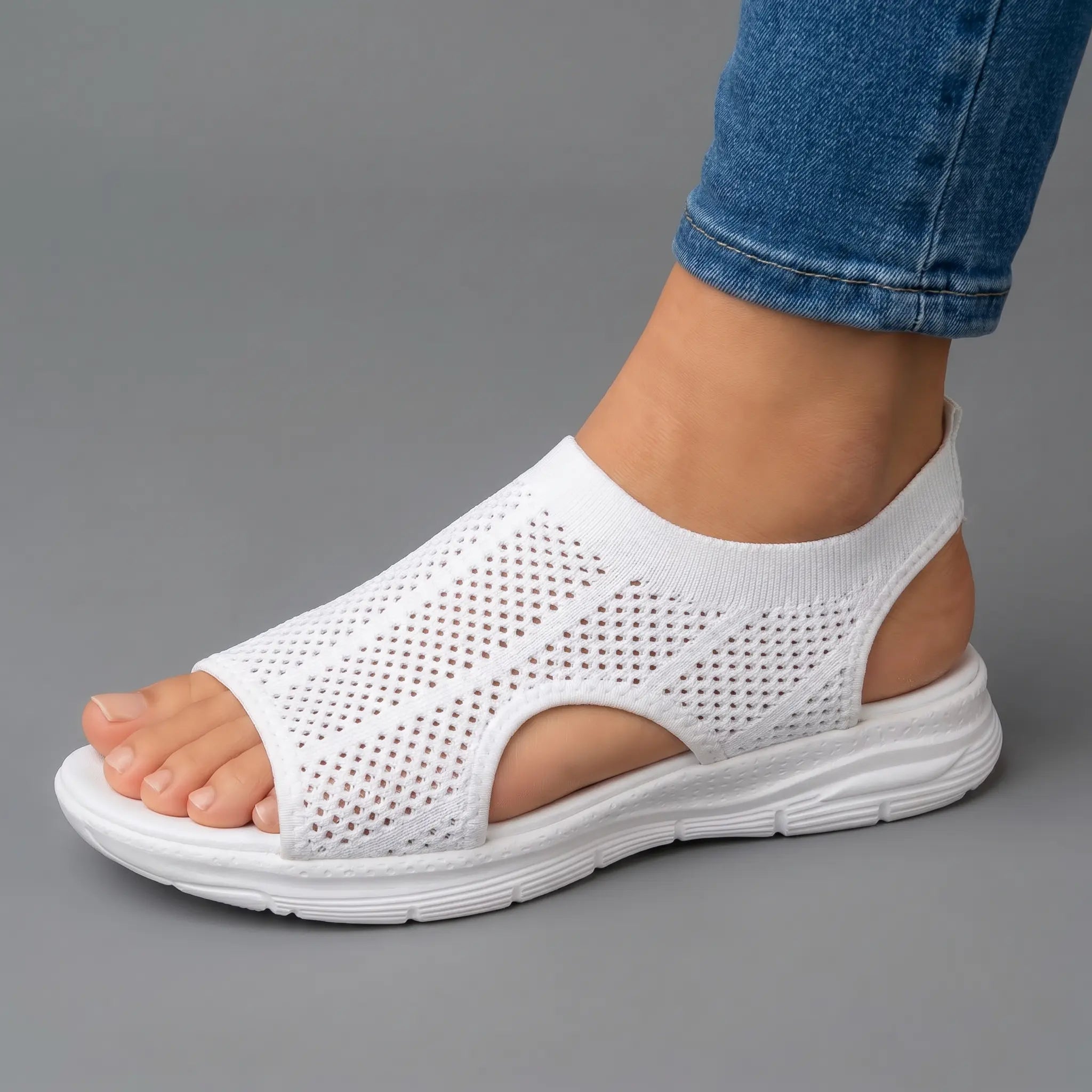 Sandalias ortopédicas suaves y cómodas