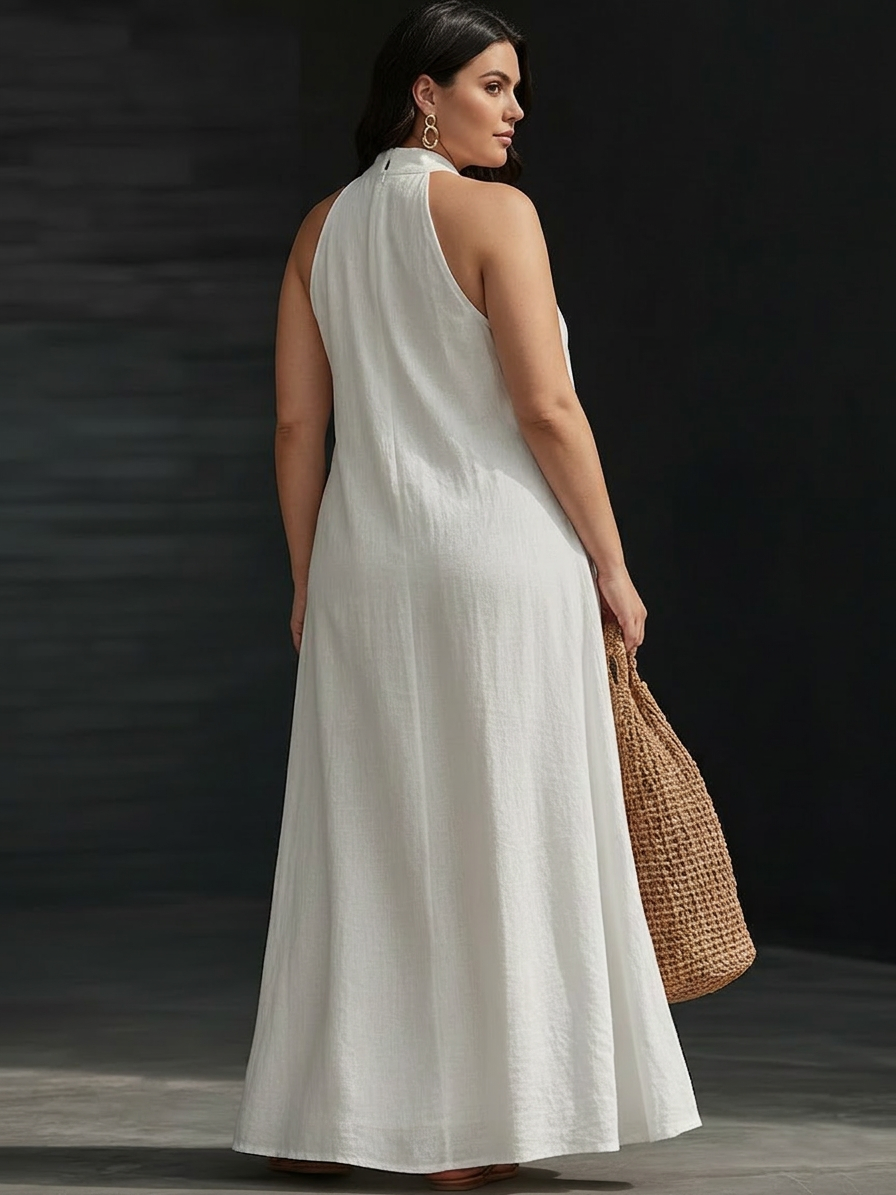 Aveline | Vestido Maxi con escote halter