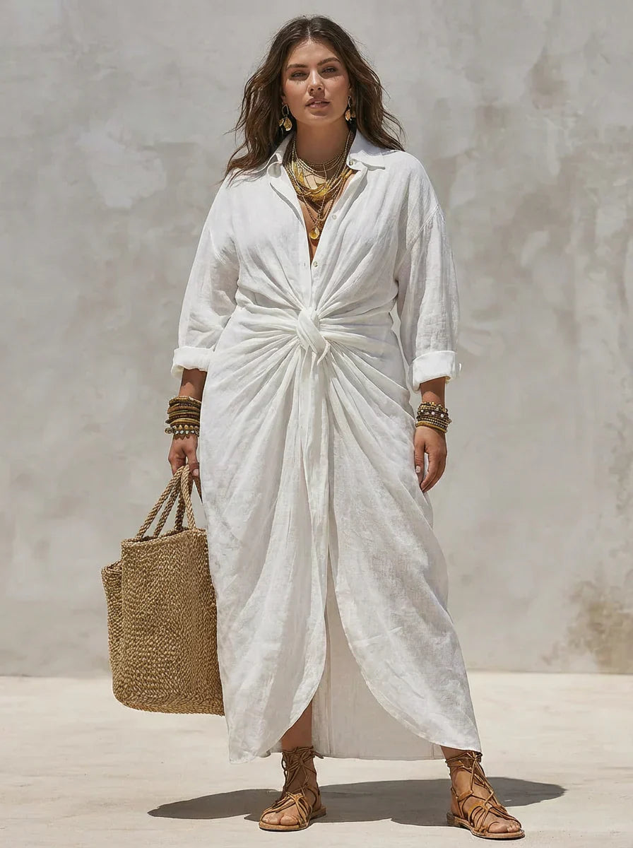 Aria | Vestido Maxi Anudado
