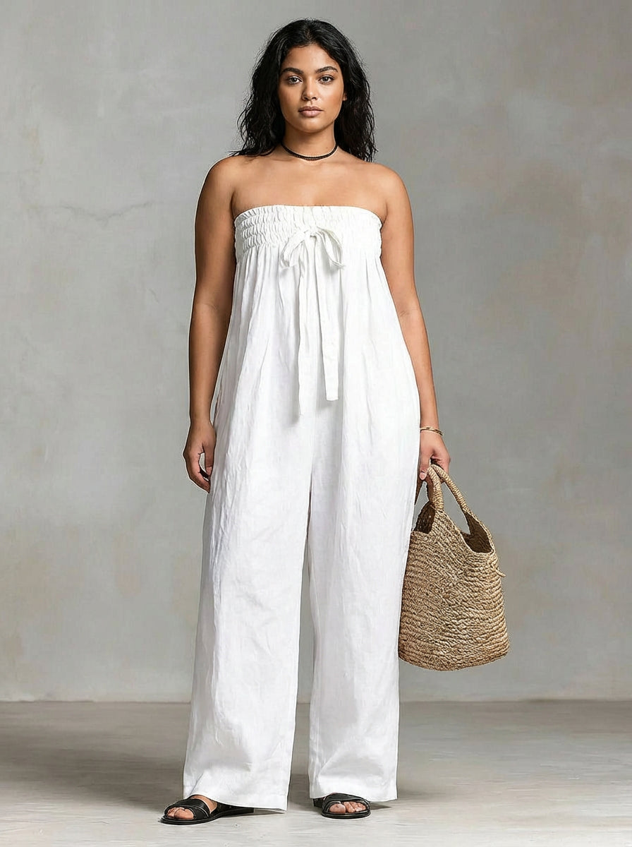 Nova | Vestido Maxi Fluido Sin Tirantes