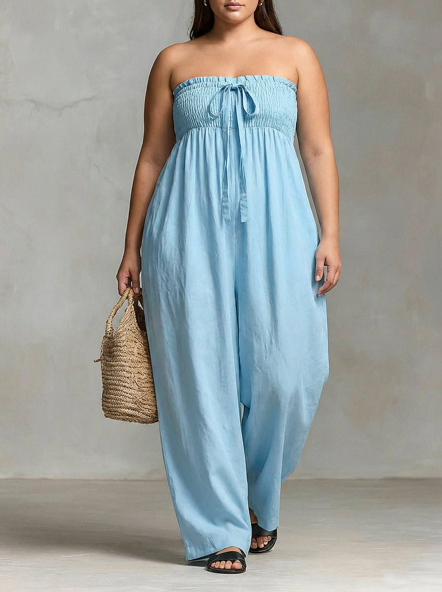 Nova | Vestido Maxi Fluido Sin Tirantes