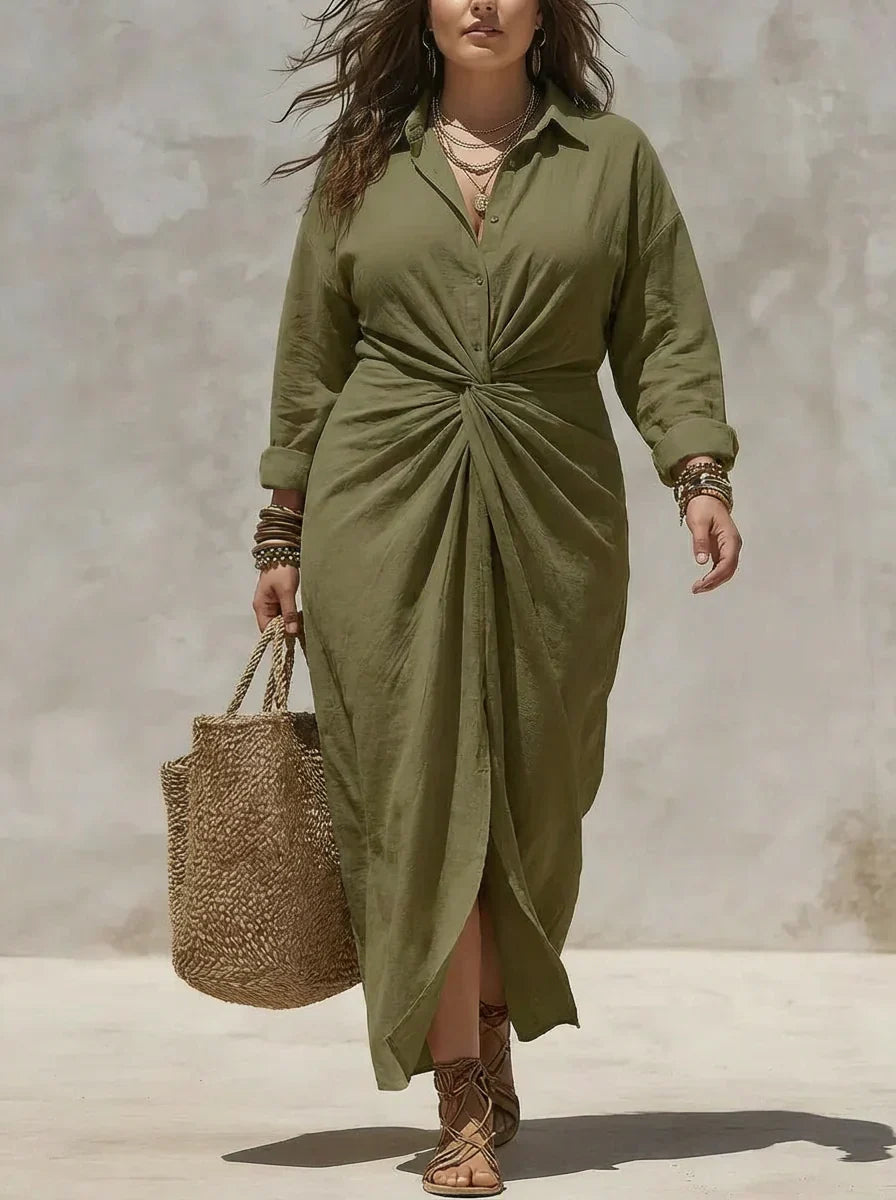 Aria - Vestido Maxi Anudado
