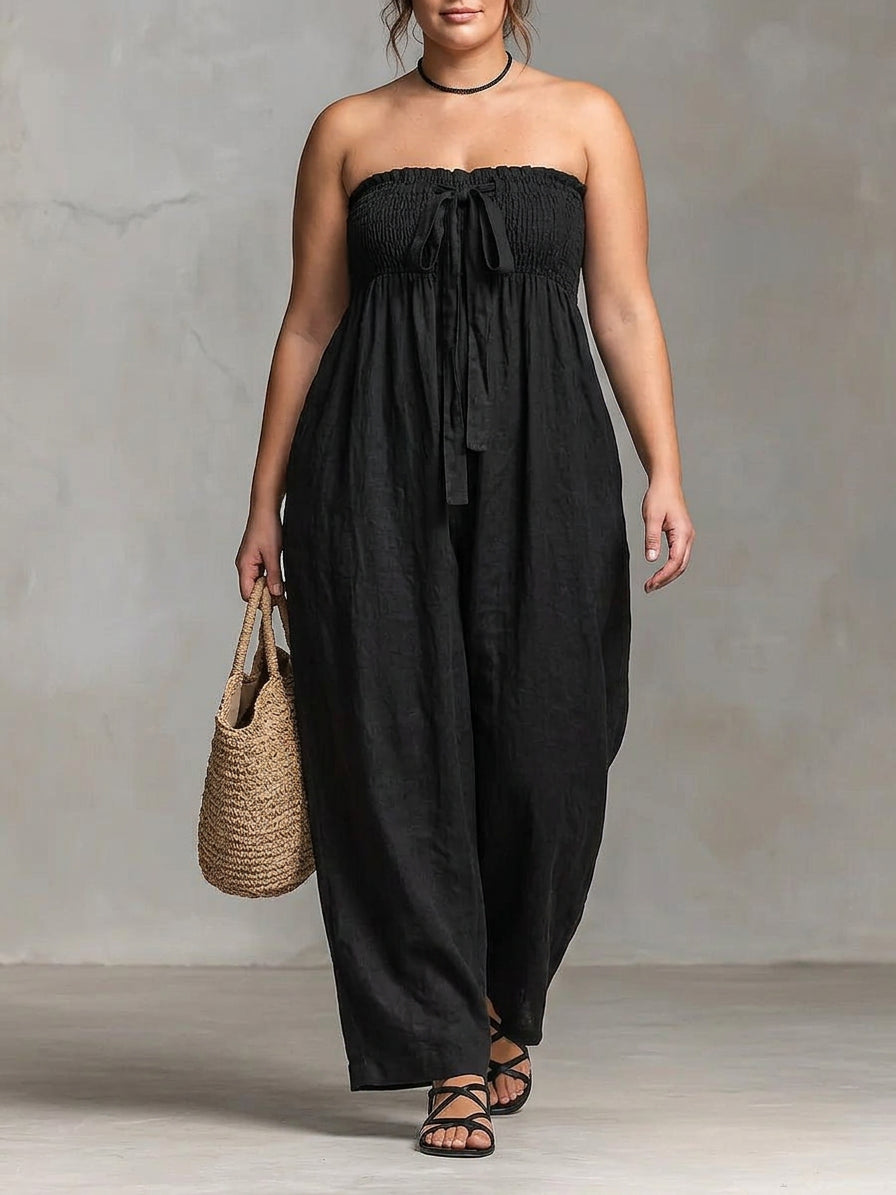 Nova | Vestido Maxi Fluido Sin Tirantes