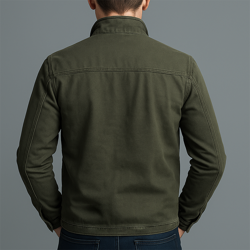 Chaqueta Vintage de Algodón con Cremallera - Carlos